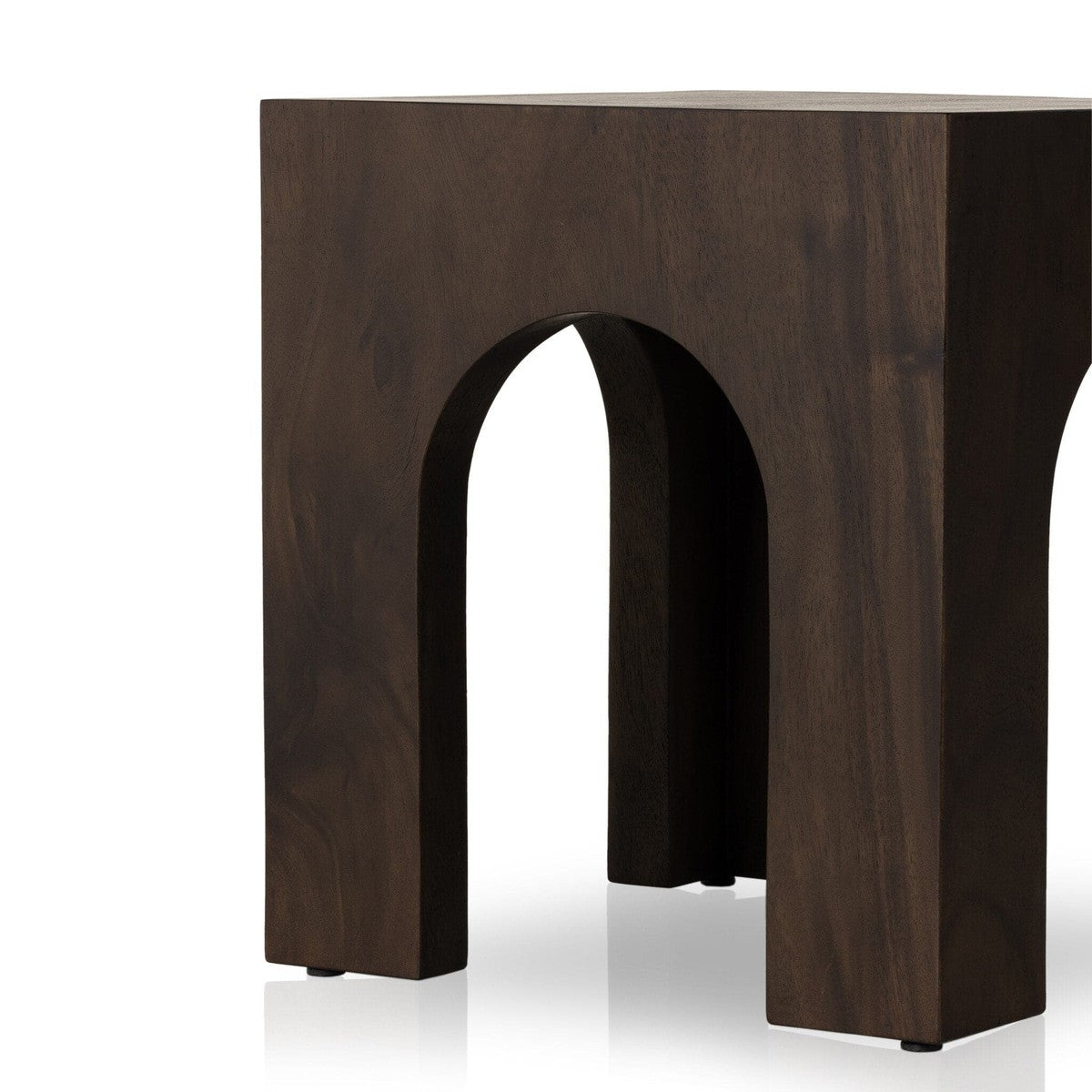 Fausto End Table - Smoked Guanacaste