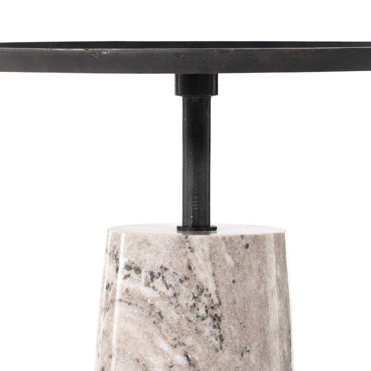 Cronos End Table - Aged Grey