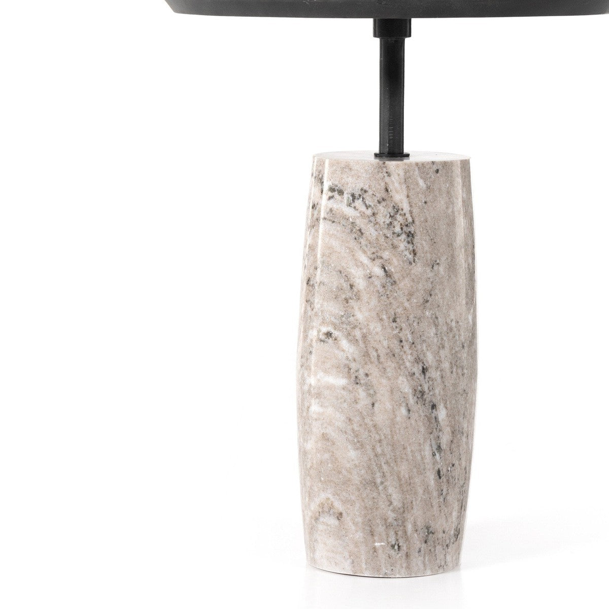 Cronos End Table - Aged Grey