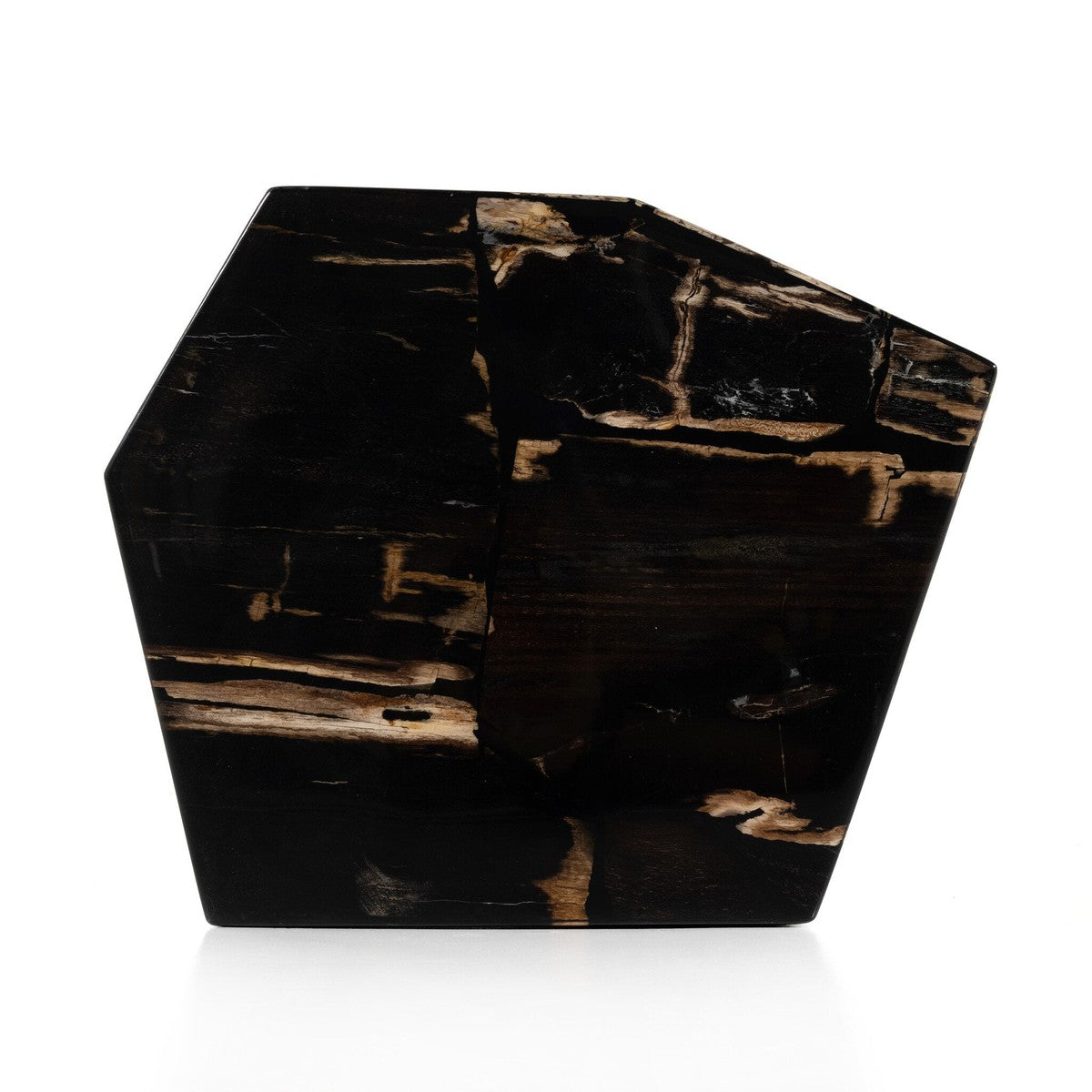 Shep End Table - Dark Petrified Wood