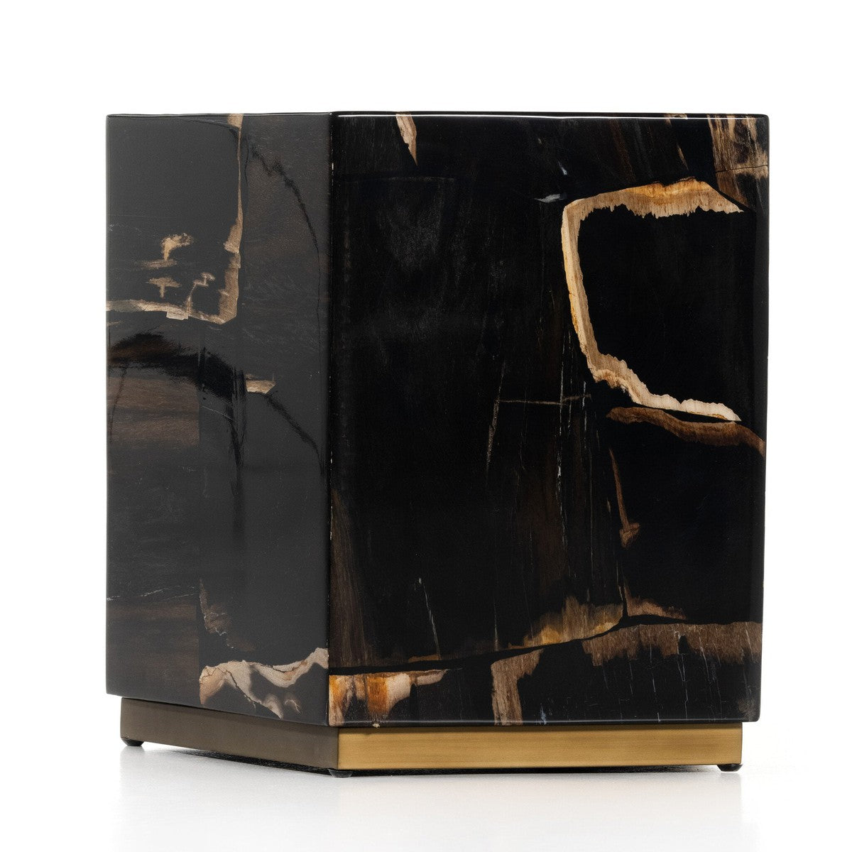 Shep End Table - Dark Petrified Wood