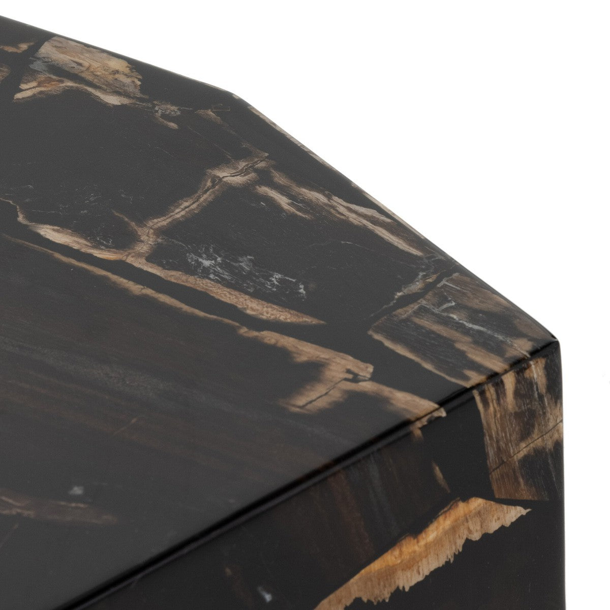 Shep End Table - Dark Petrified Wood