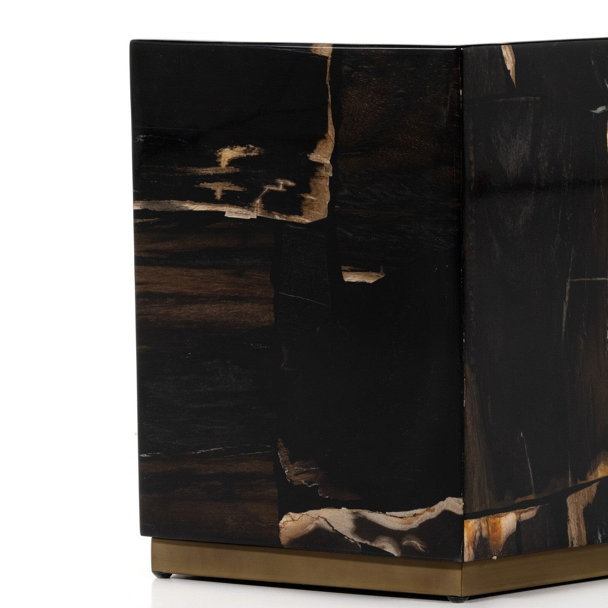 Shep End Table - Dark Petrified Wood