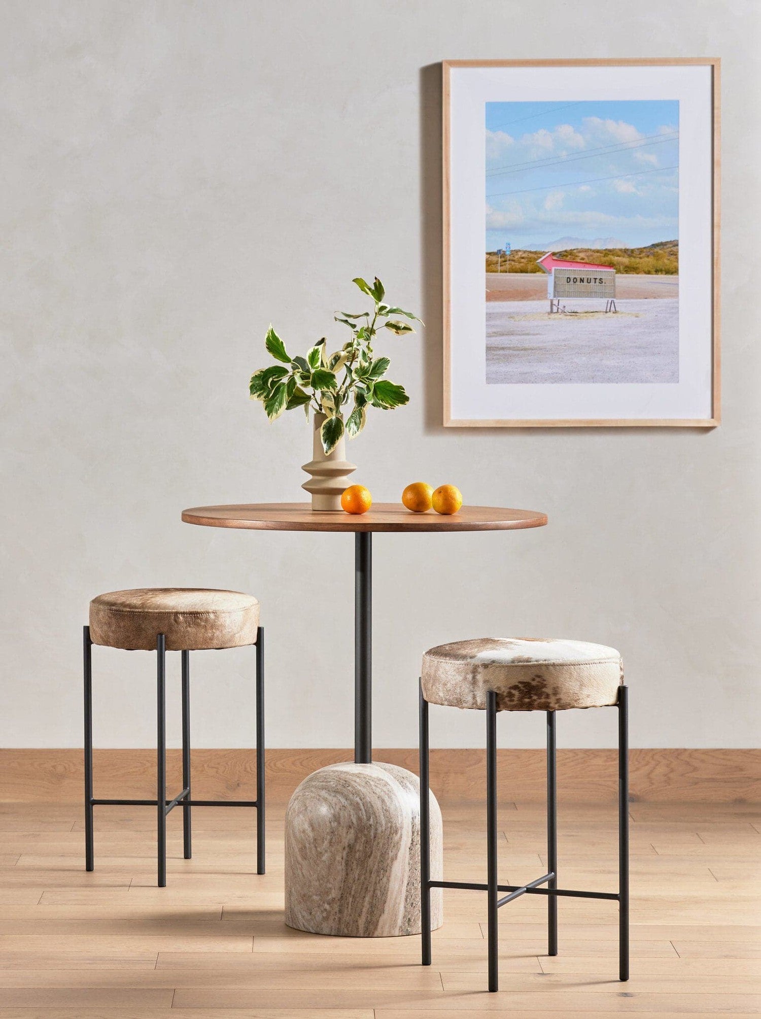 Nocona Bar + Counter Stool - Speckled Hide