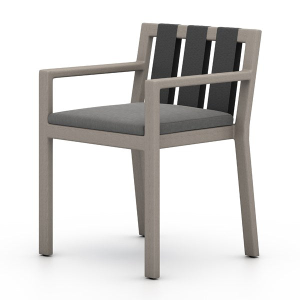Sonoma Outdoor Dining Armchair - Weathered Grey-Four Hands-FH-226830-008-Outdoor Dining ChairsFaye Sand-5-France and Son
