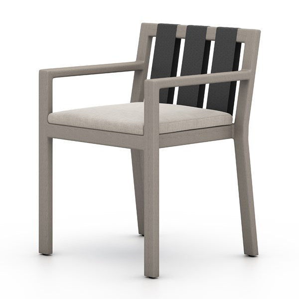 Sonoma Outdoor Dining Armchair - Weathered Grey-Four Hands-FH-226830-008-Outdoor Dining ChairsFaye Sand-7-France and Son