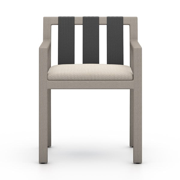 Sonoma Outdoor Dining Armchair - Weathered Grey-Four Hands-FH-226830-008-Outdoor Dining ChairsFaye Sand-2-France and Son