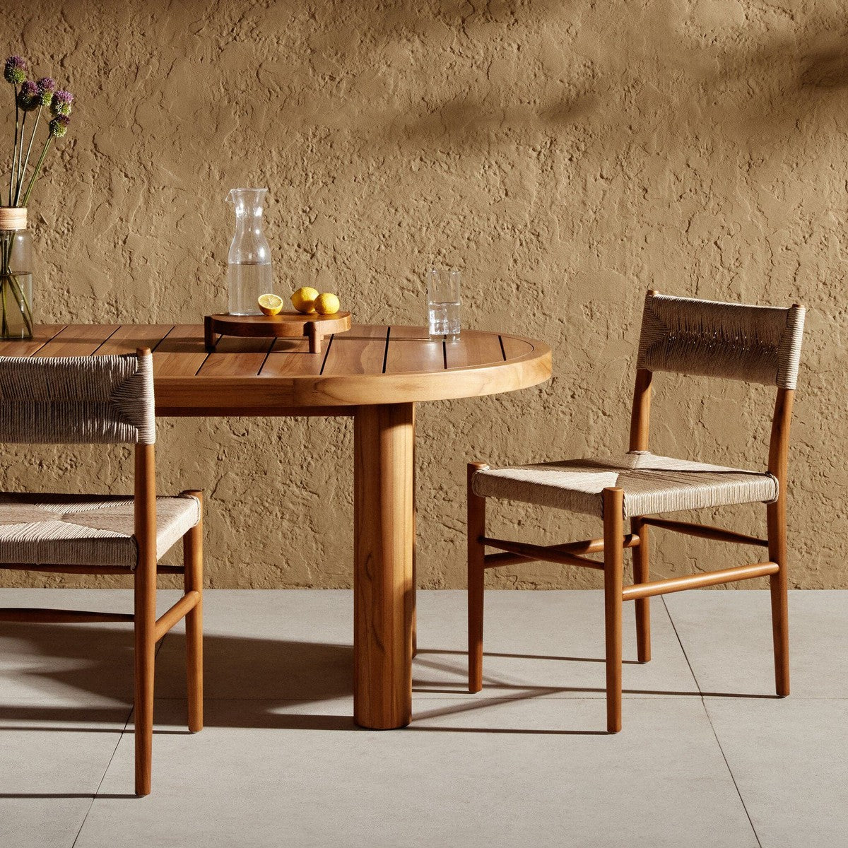 Lomas Outdoor Dining Chair - Vintage White