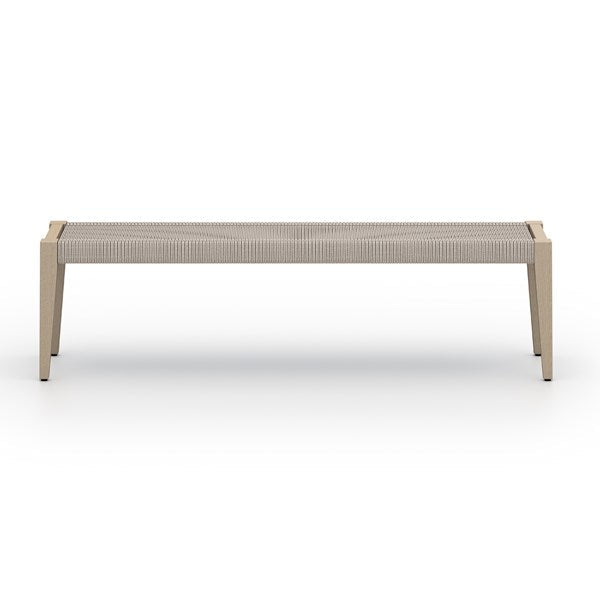 Sherwood Outdoor Dining Bench-Four Hands-FH-226850-001-BenchesWashed Brown-2-France and Son