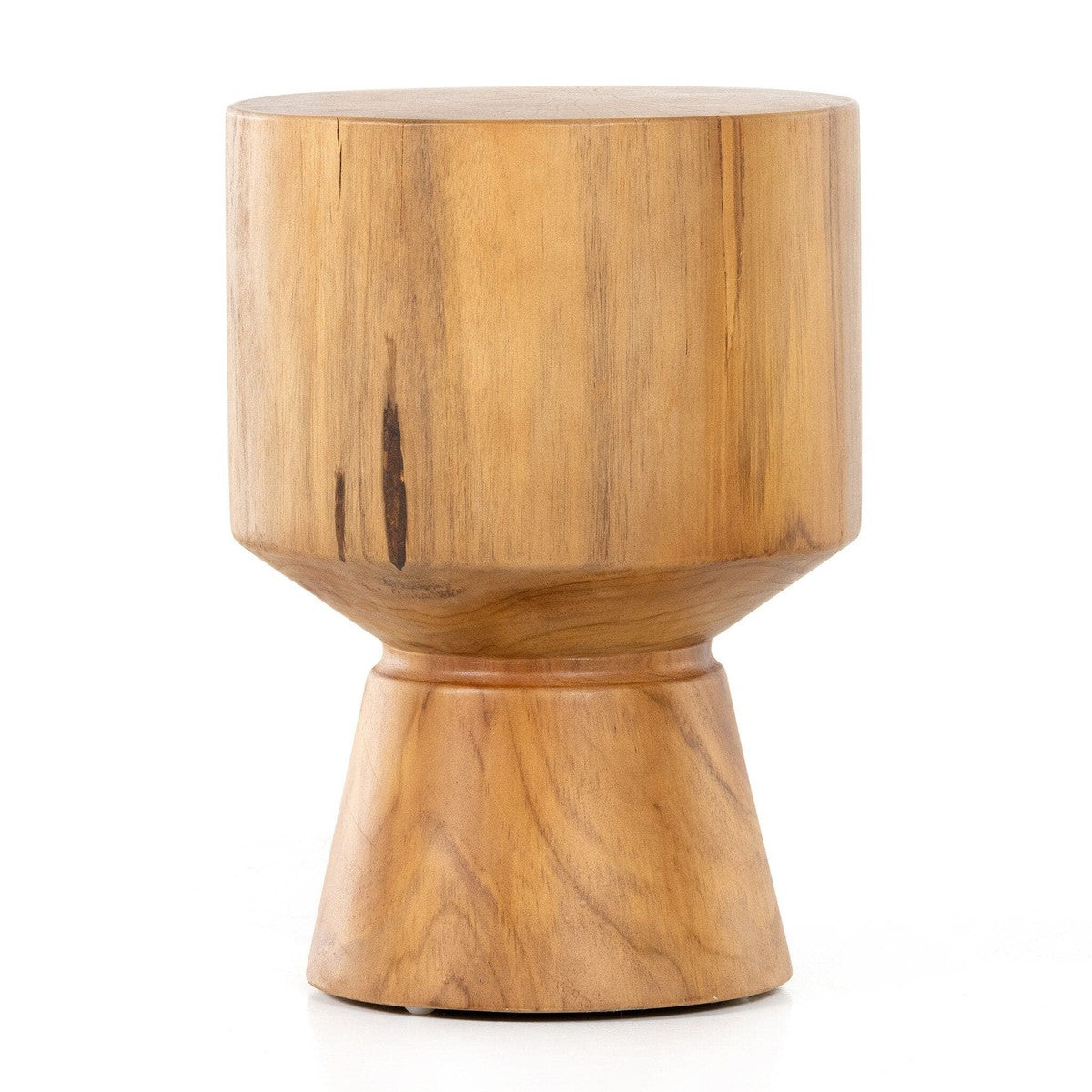 Jovie Outdoor End Table - Natural Teak