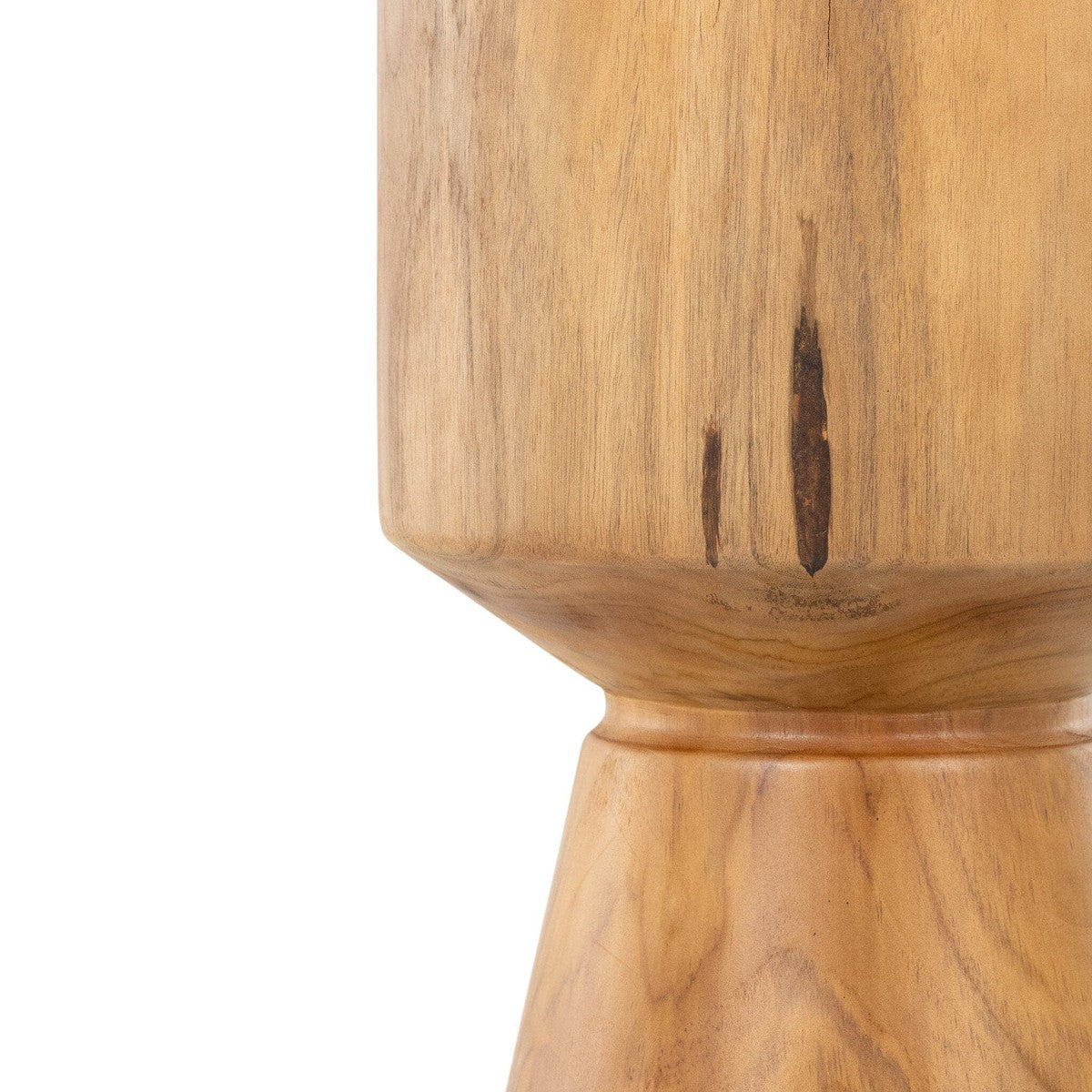 Jovie Outdoor End Table - Natural Teak