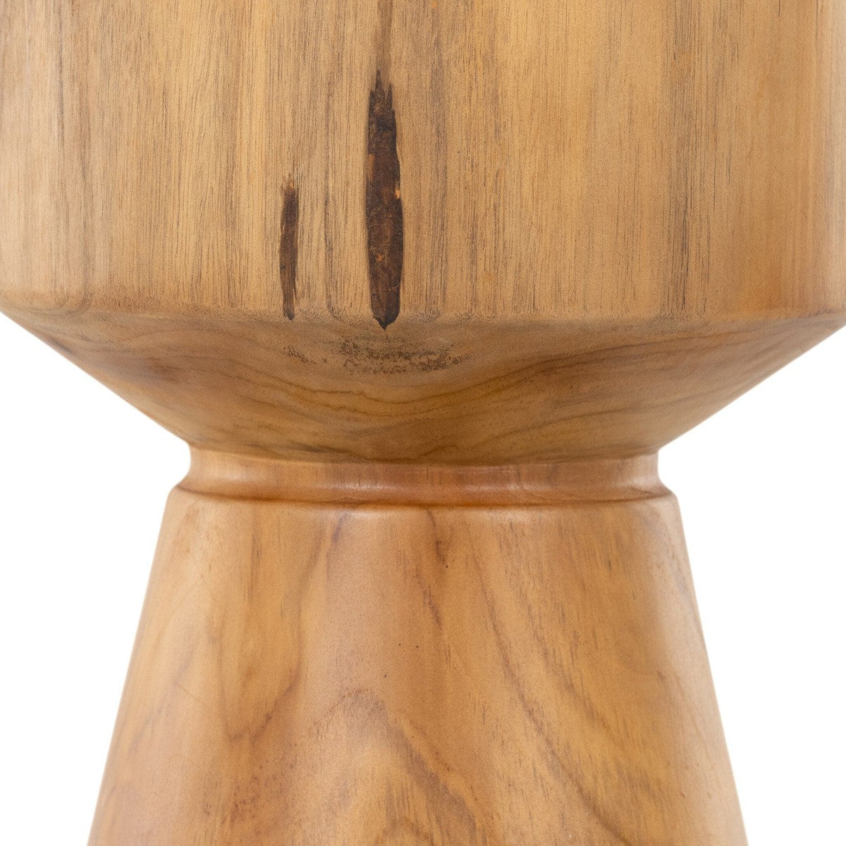 Jovie Outdoor End Table - Natural Teak