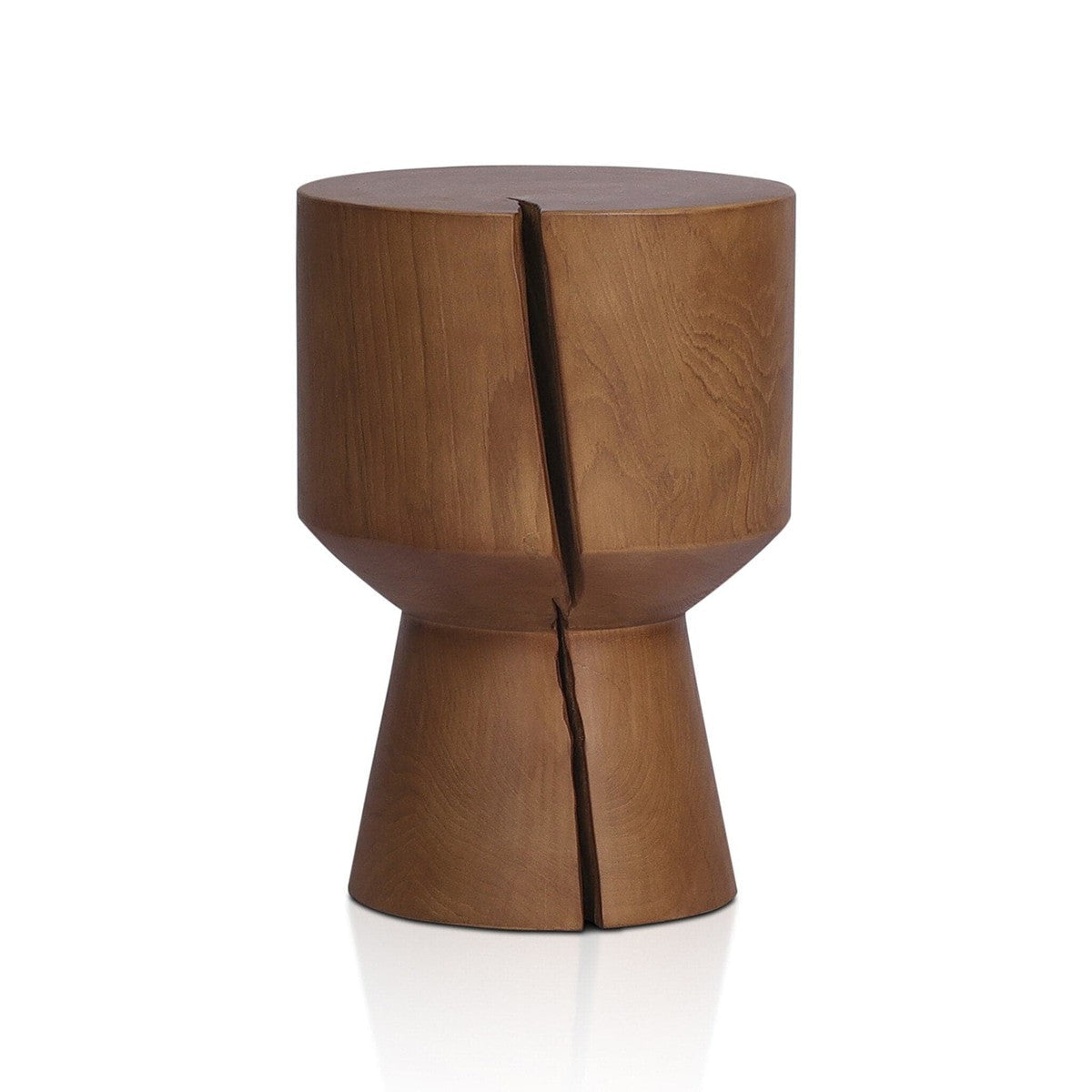 Jovie Outdoor End Table - Natural Teak