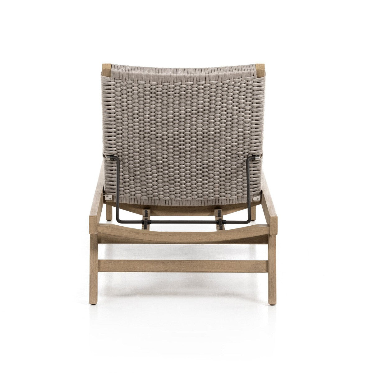 Delano Outdoor Chaise - Thick Grey Rope