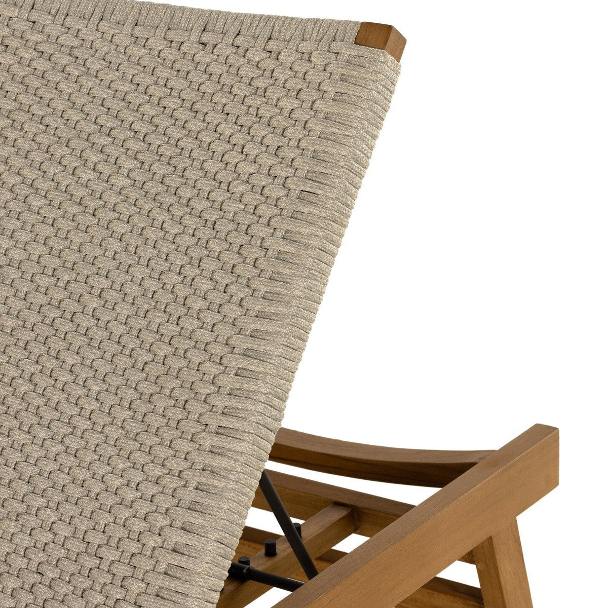 Delano Outdoor Chaise - Ivory Rope