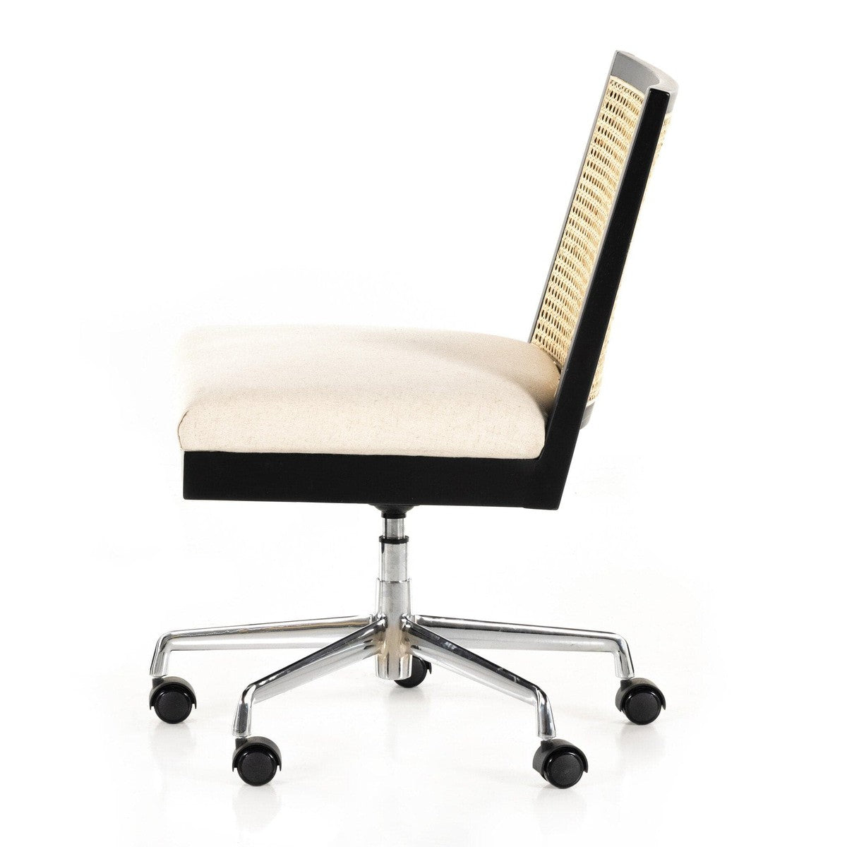 Antonia Cane Armless Desk Chair - Savile Flax