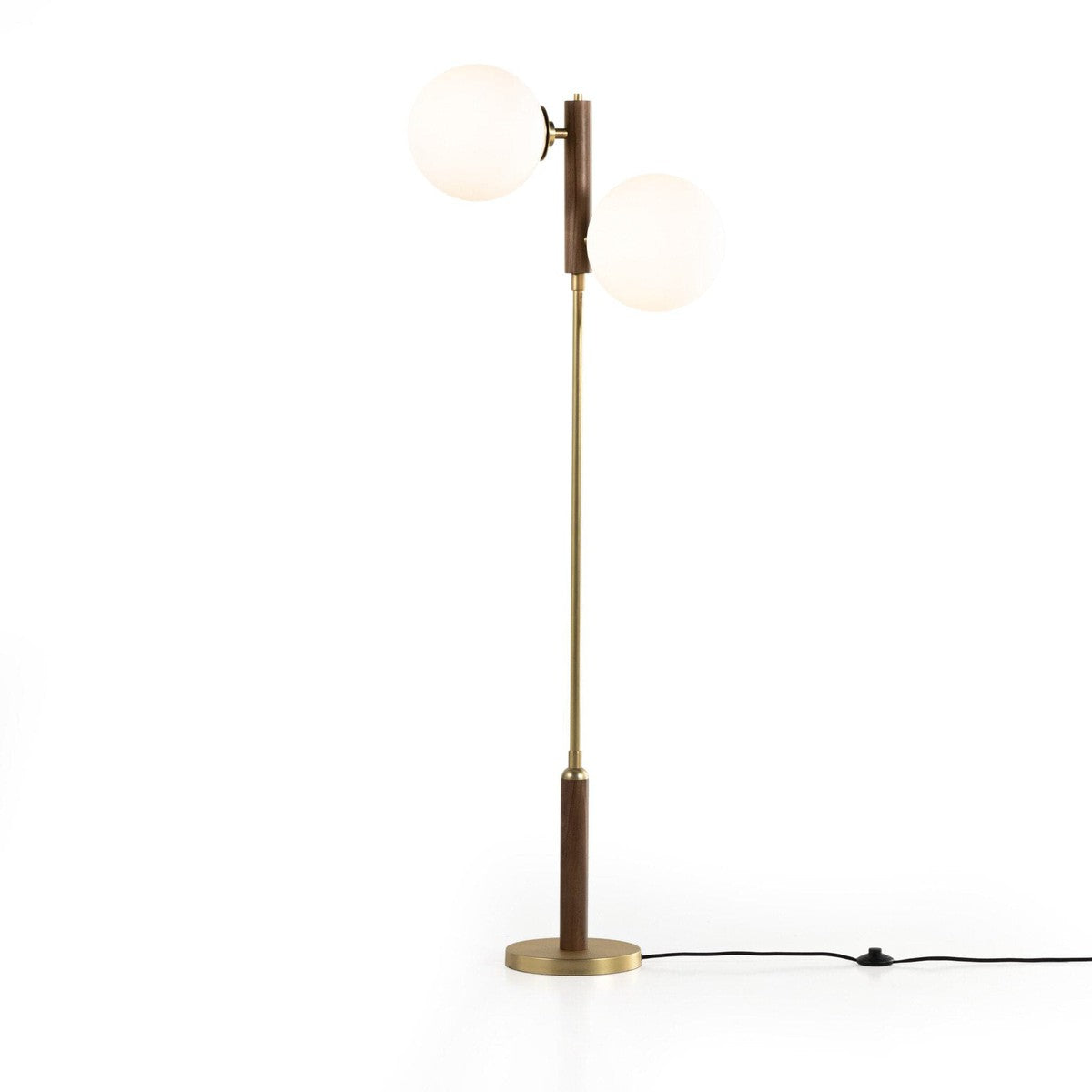 Colome Floor Lamp - Aged Brass