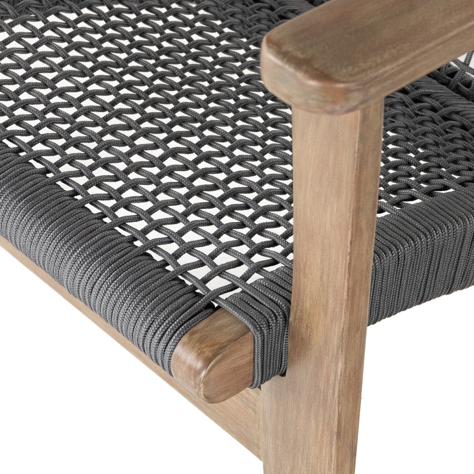 Novato Outdoor Chair - Slate Grey Rope