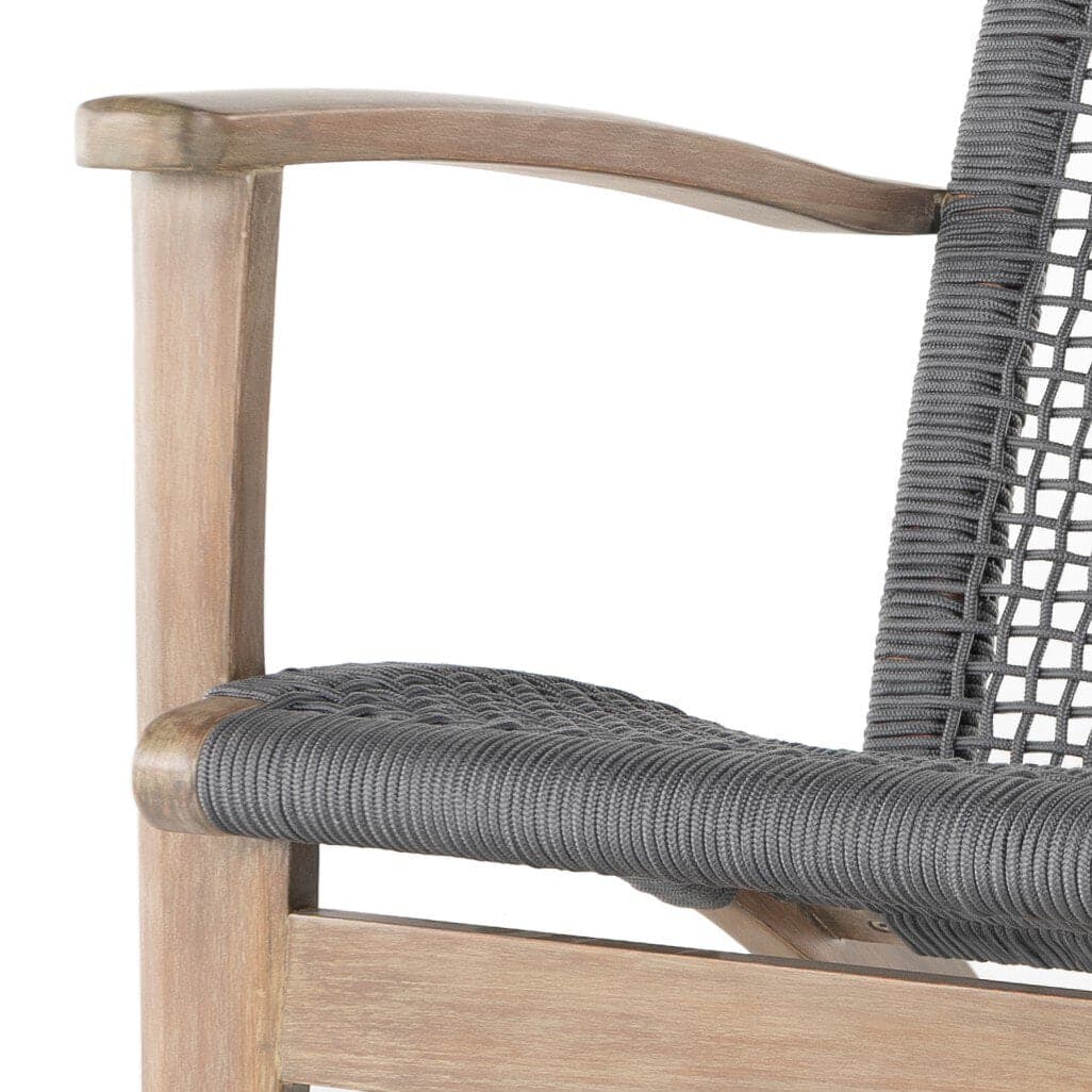 Novato Outdoor Chair - Slate Grey Rope