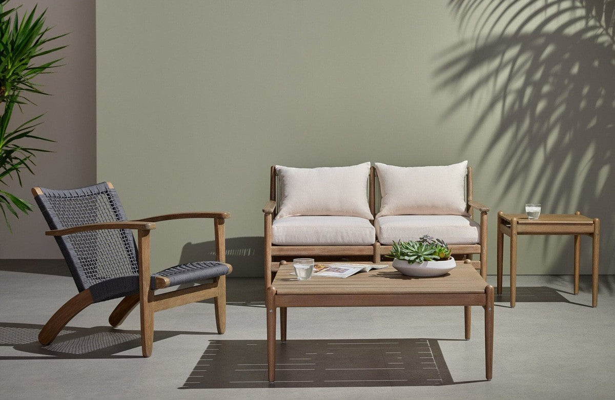 Novato Outdoor Chair - Slate Grey Rope