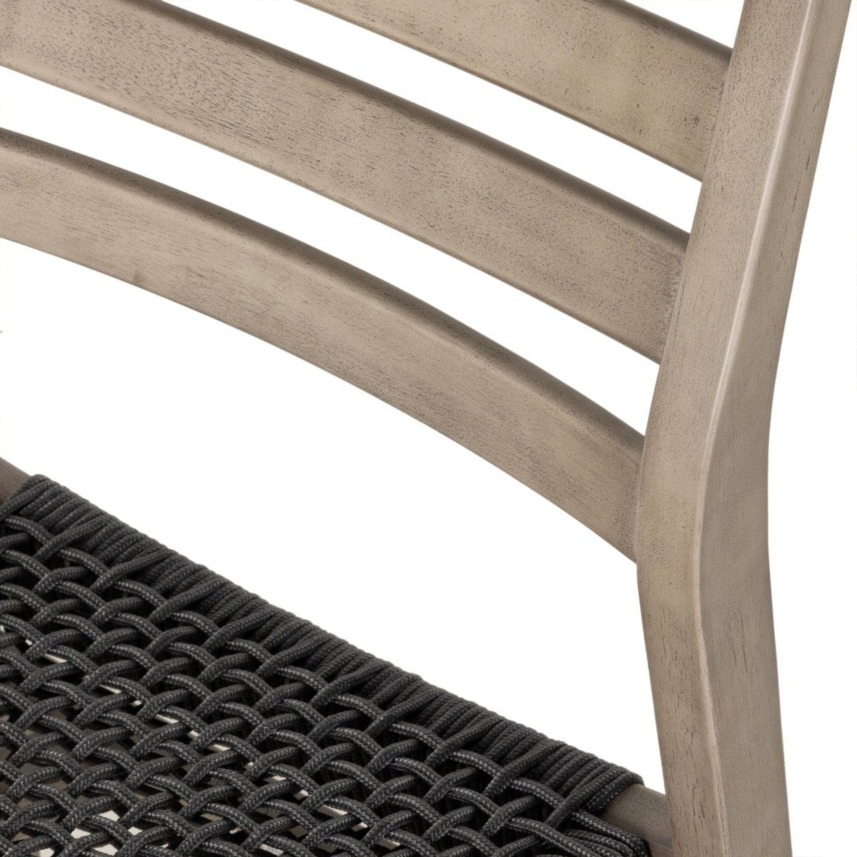 Audra Outdoor Dining Chair - Slate Grey Rope