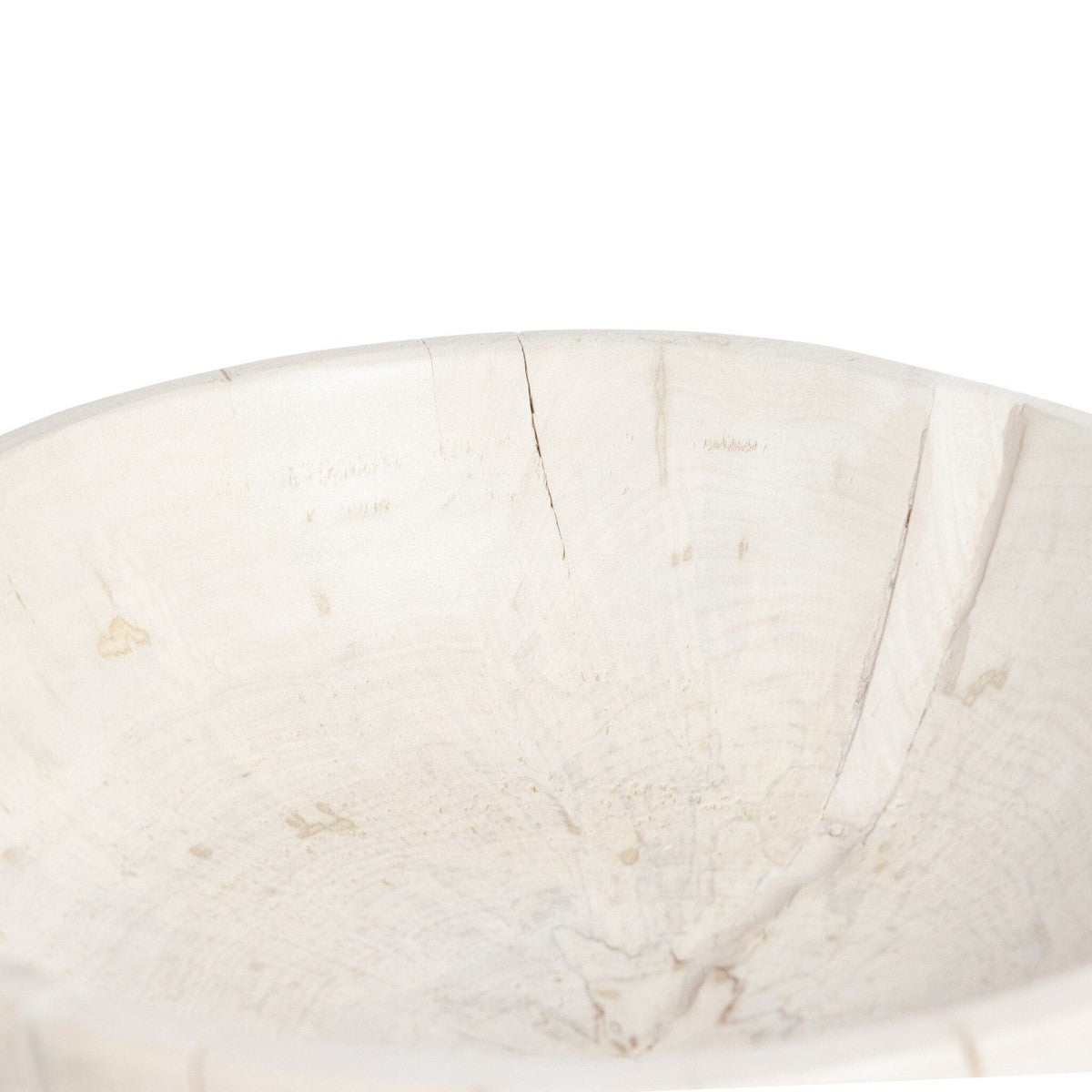 Turned Pedestal Bowl - Ivory