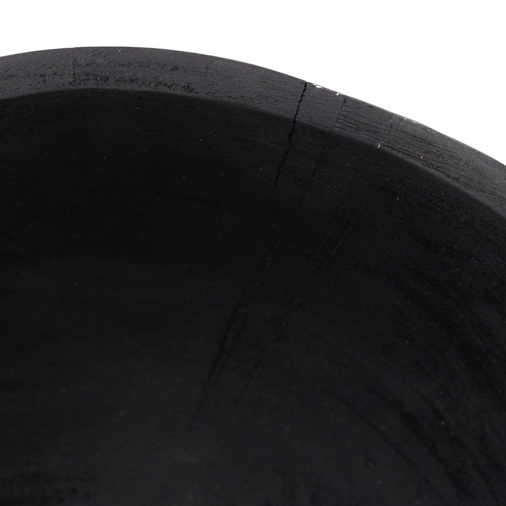 Turned Pedestal Bowl - Carbonized Black