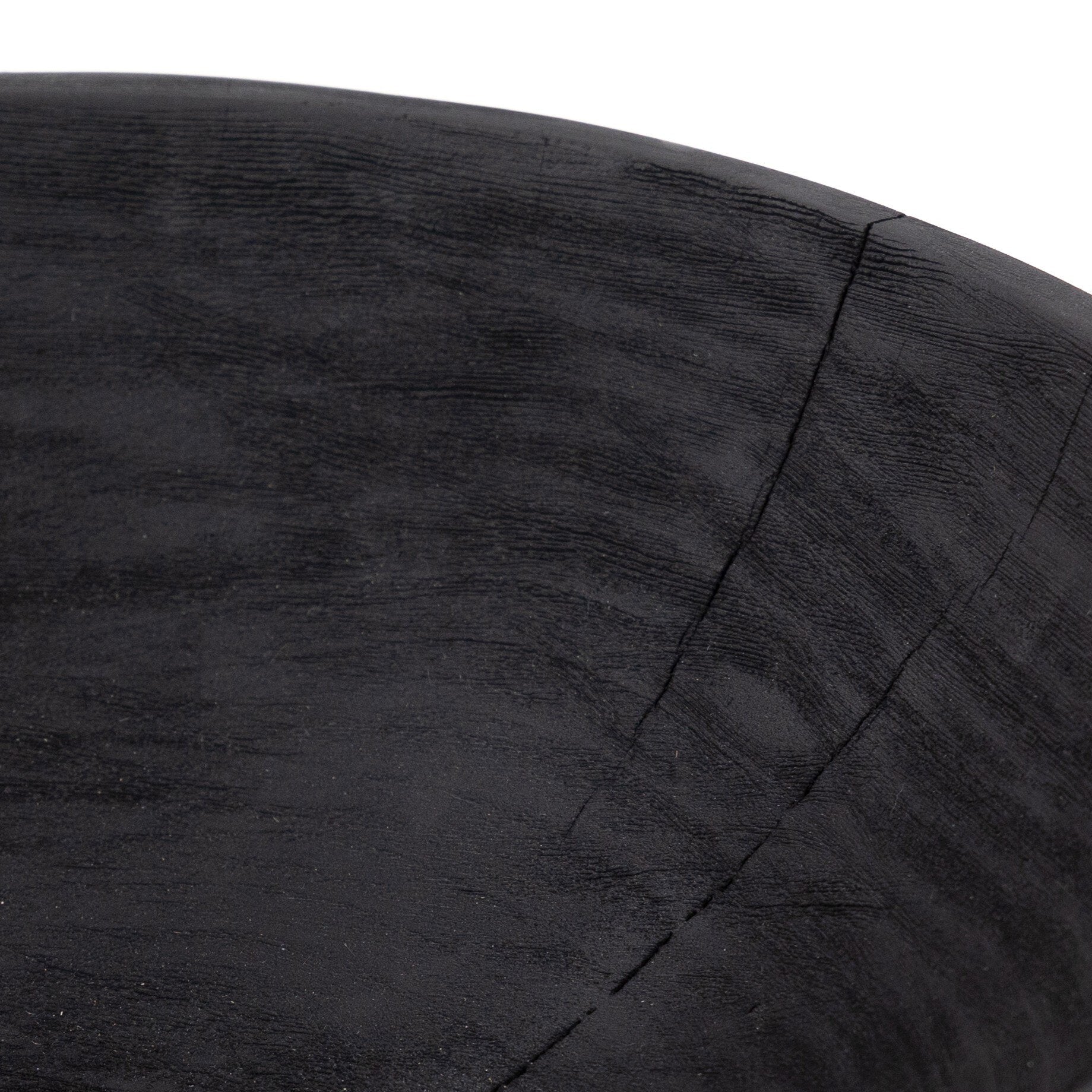 Turned Pedestal Bowl - Carbonized Black