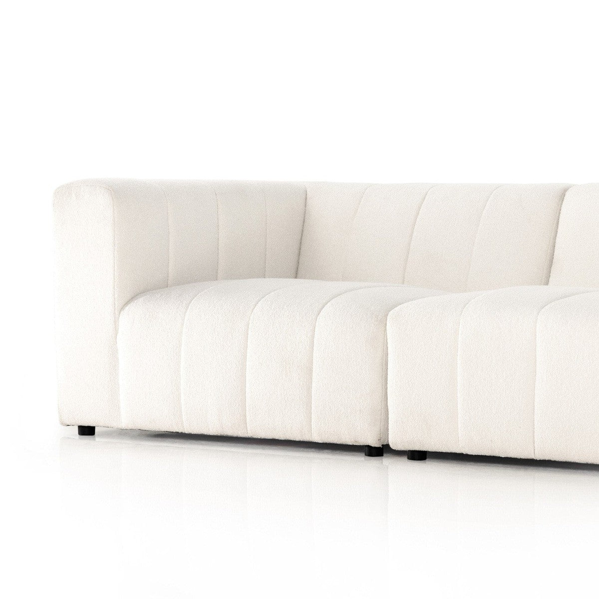 Langham Channeled 4-Piece Sectional - Fayette Cloud