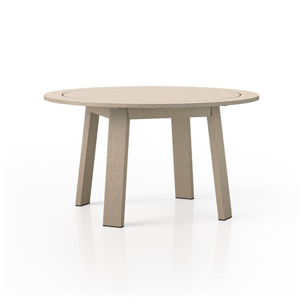 Monterey Round Dining Table-Four Hands-FH-227503-001-Outdoor Dining TablesWashed Brown-1-France and Son