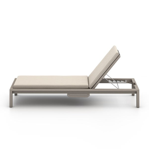 Sonoma Outdoor Chaise Lounge - Weathered Grey-Four Hands-FH-227525-009-Outdoor ChaisesFaye Ash-8-France and Son