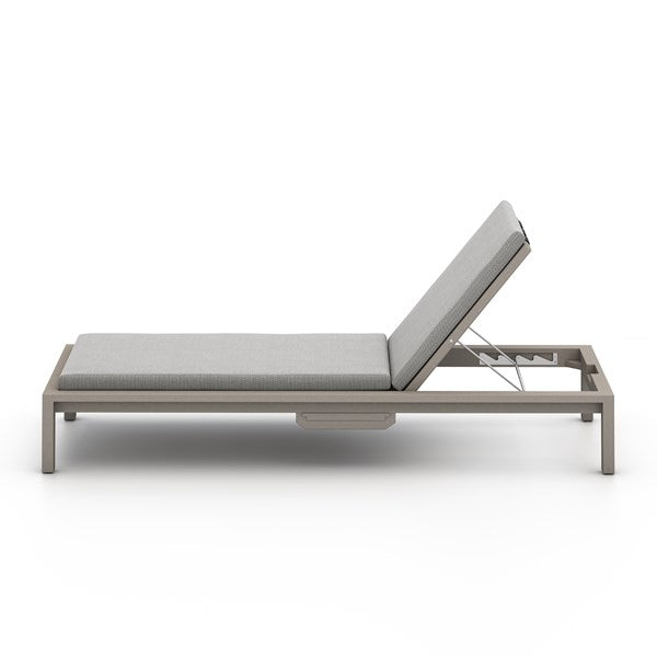 Sonoma Outdoor Chaise Lounge - Weathered Grey-Four Hands-FH-227525-009-Outdoor ChaisesFaye Ash-3-France and Son