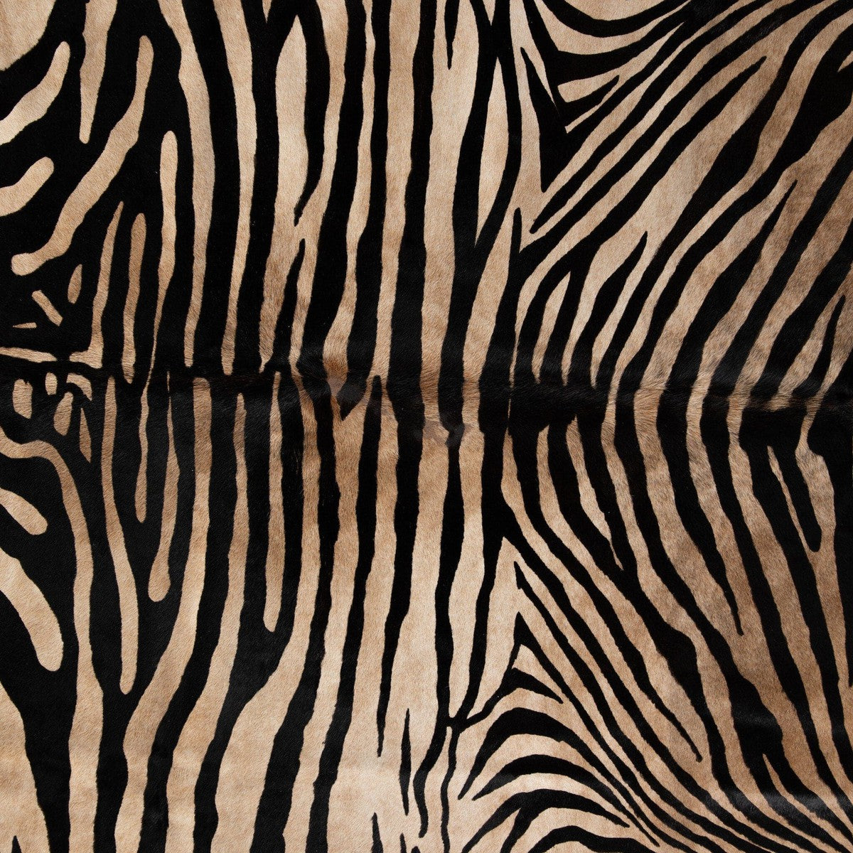 Zebra Printed Hide Rug - Zebra Hair on Hide