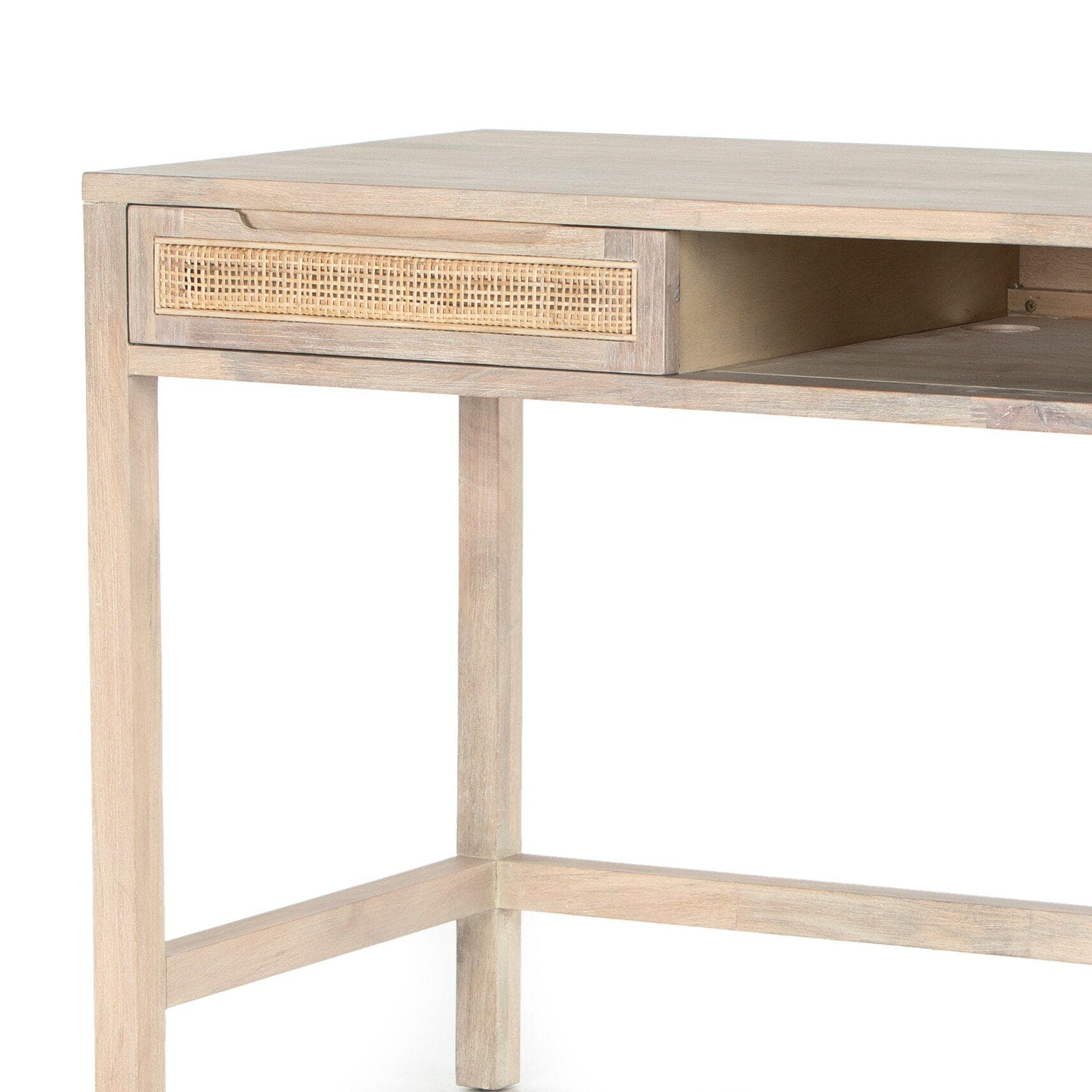 Clarita Modular Desk - Natural Cane