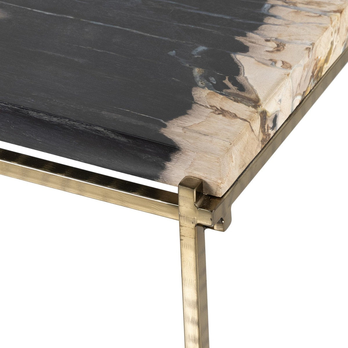 Tig End Table - Dark Petrified Wood