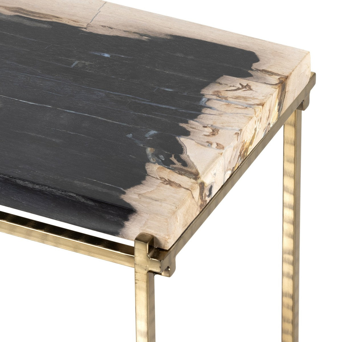 Tig End Table - Dark Petrified Wood