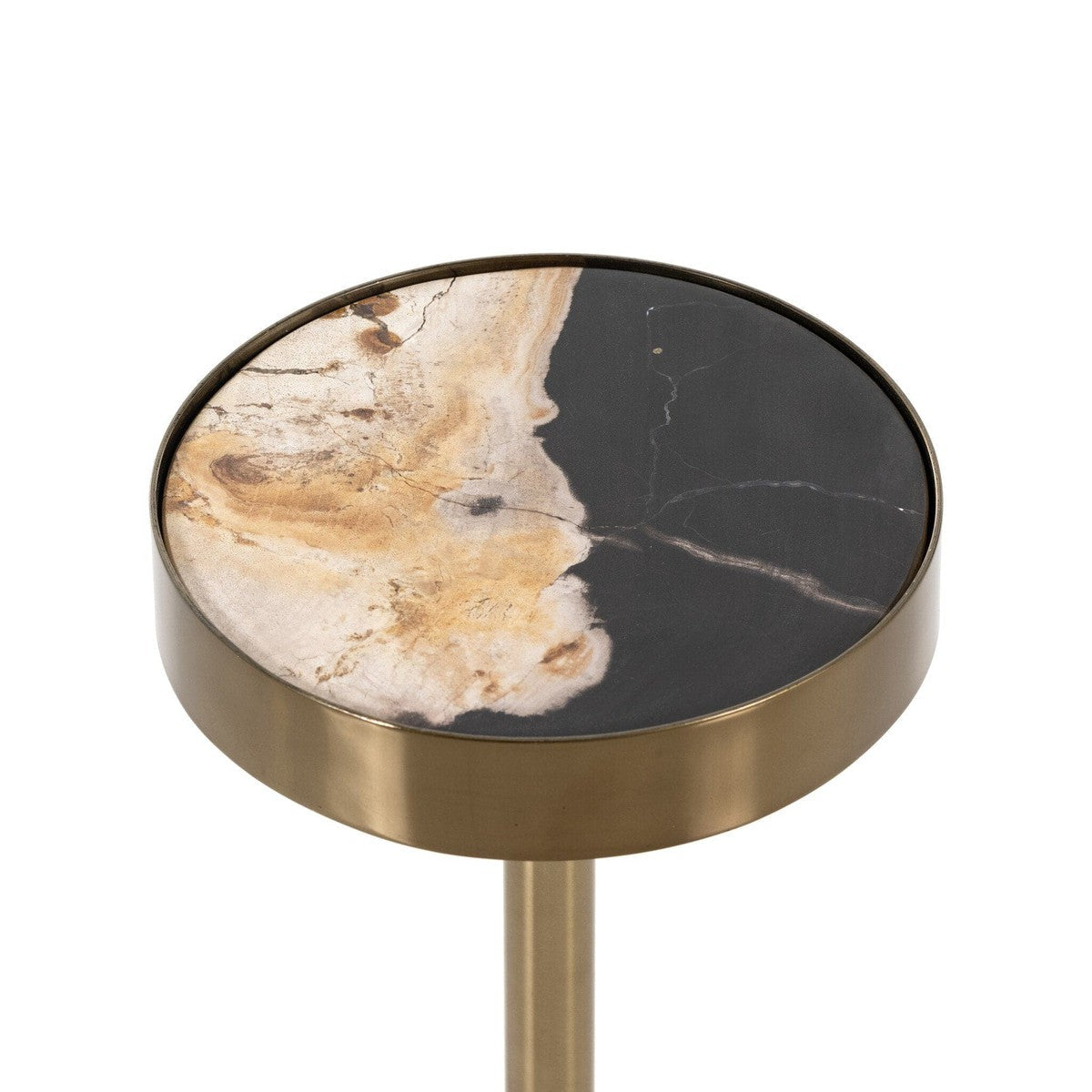 Bevin End Table - Dark Petrified Wood