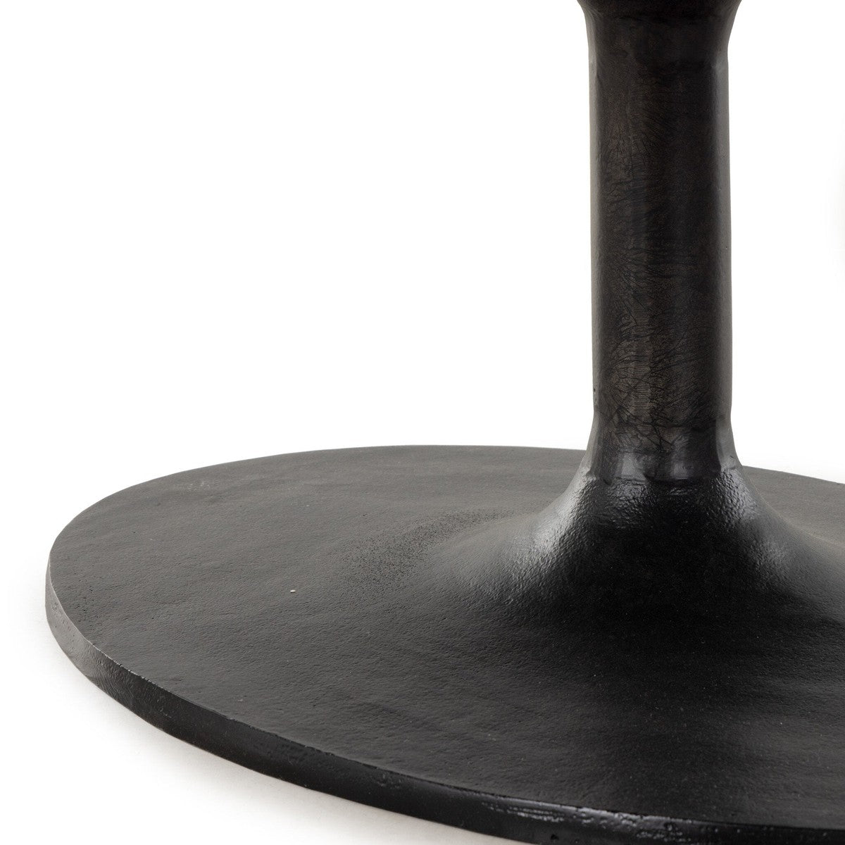 Simone Oval Coffee Table - Raw Black