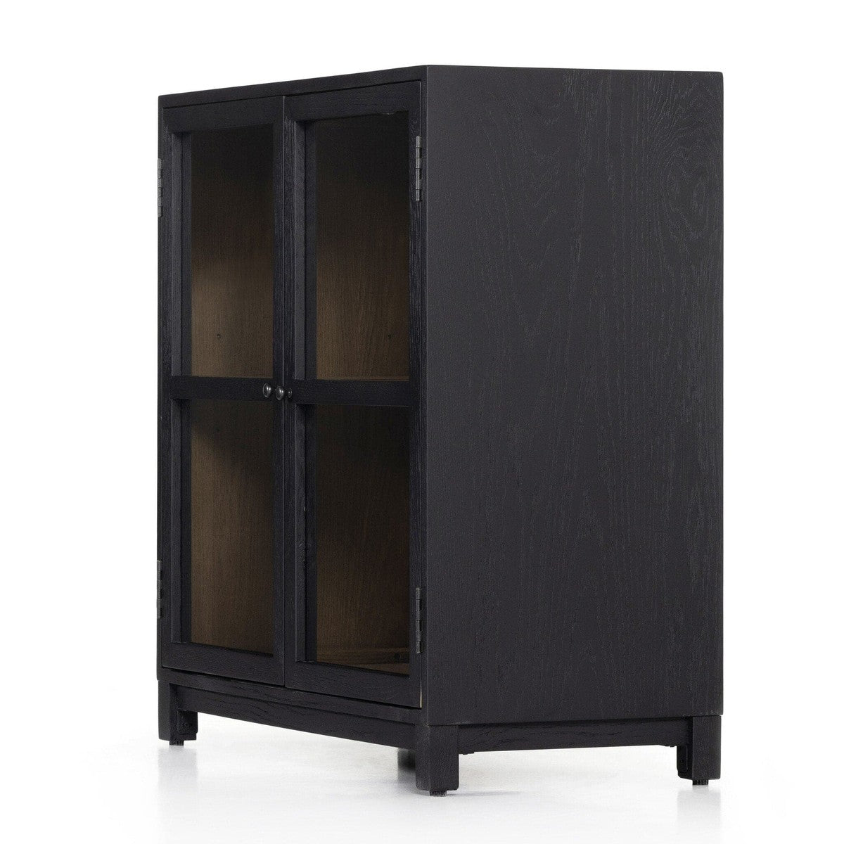 Millie Small Cabinet - Drifted Matte Black