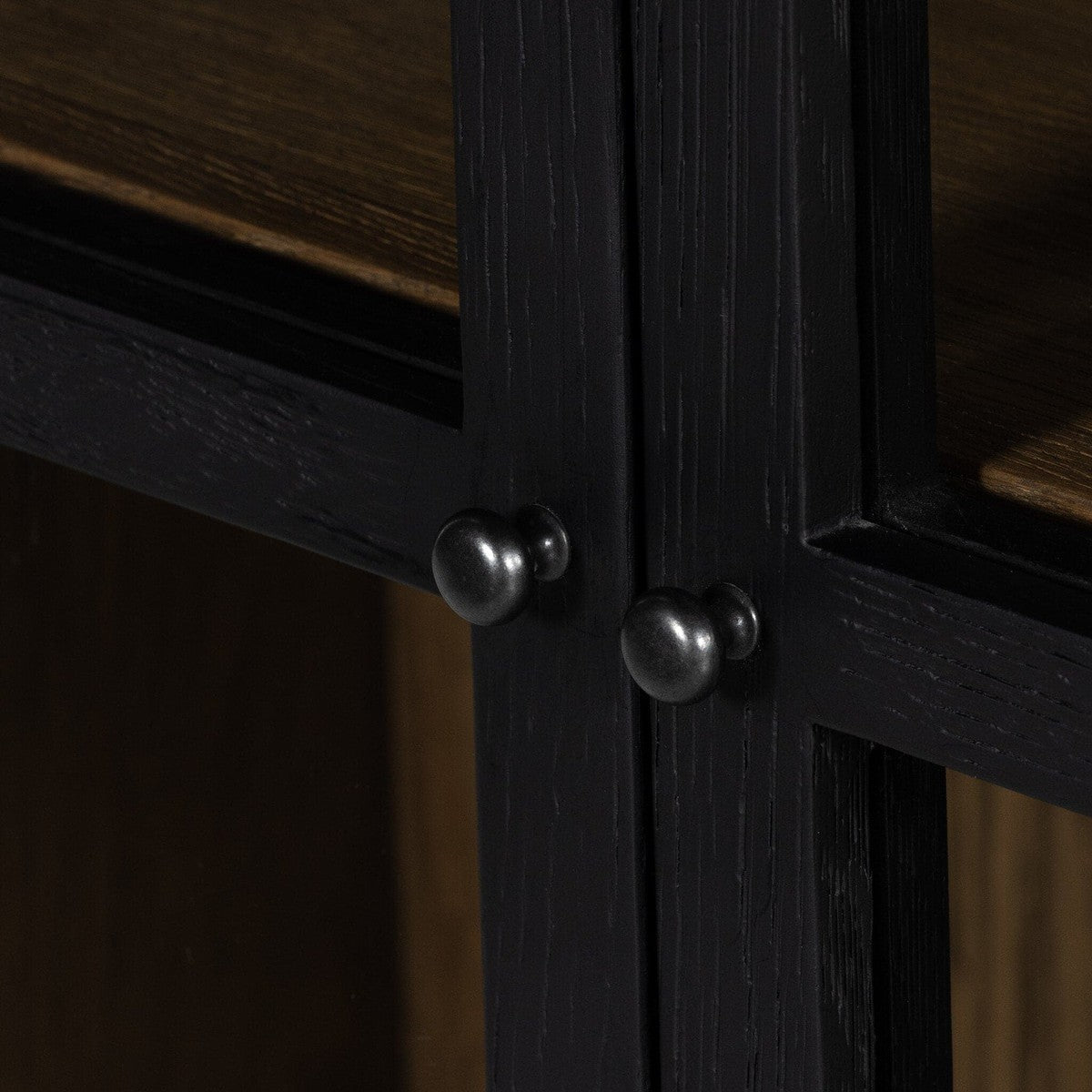 Millie Small Cabinet - Drifted Matte Black