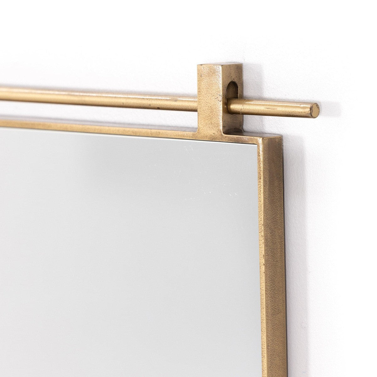 Chico Small Mirror - Antique Brass