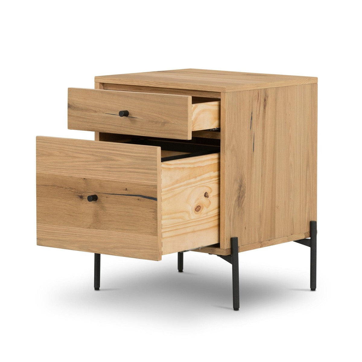 Eaton Filing Cabinet - Light Oak Resin