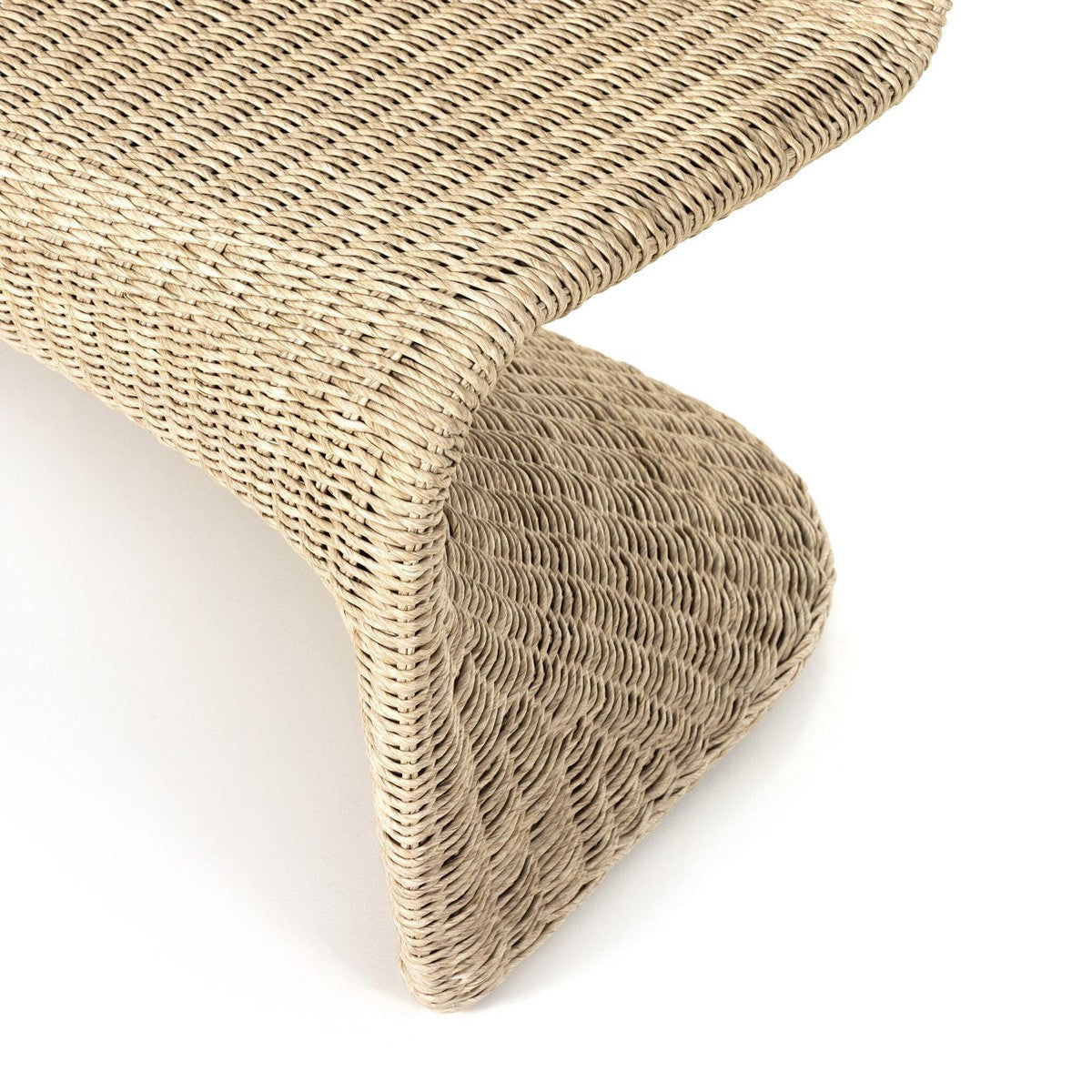Portia Outdoor Dining Bench - Vintage White