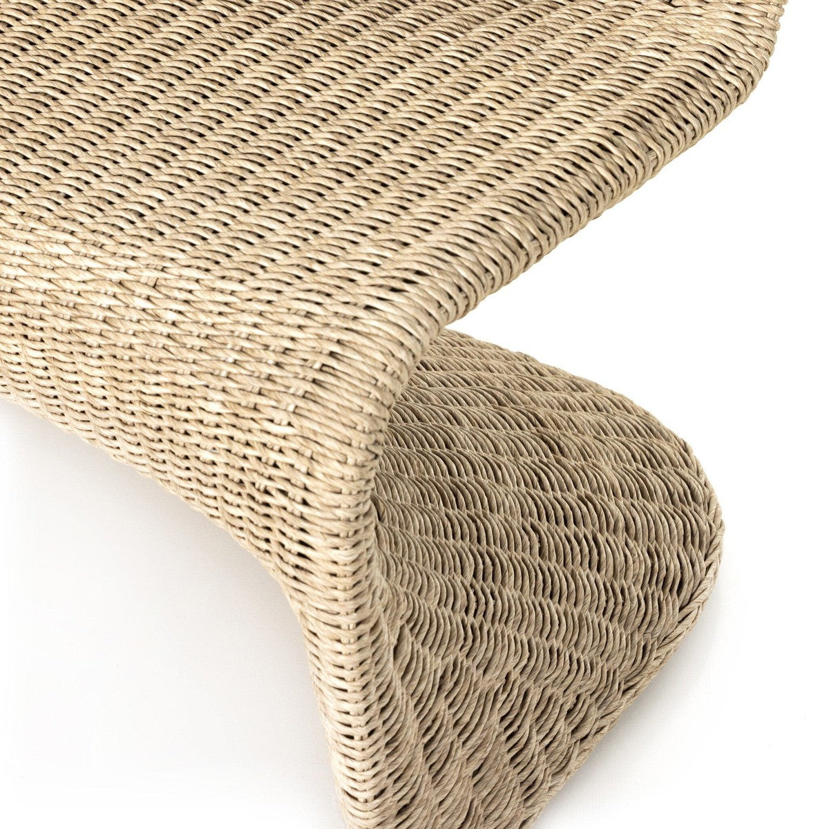Portia Outdoor Dining Bench - Vintage White