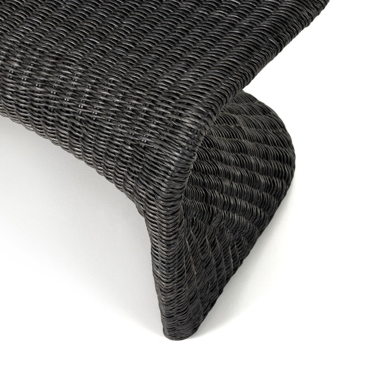 Portia Outdoor Dining Bench - Vintage Coal