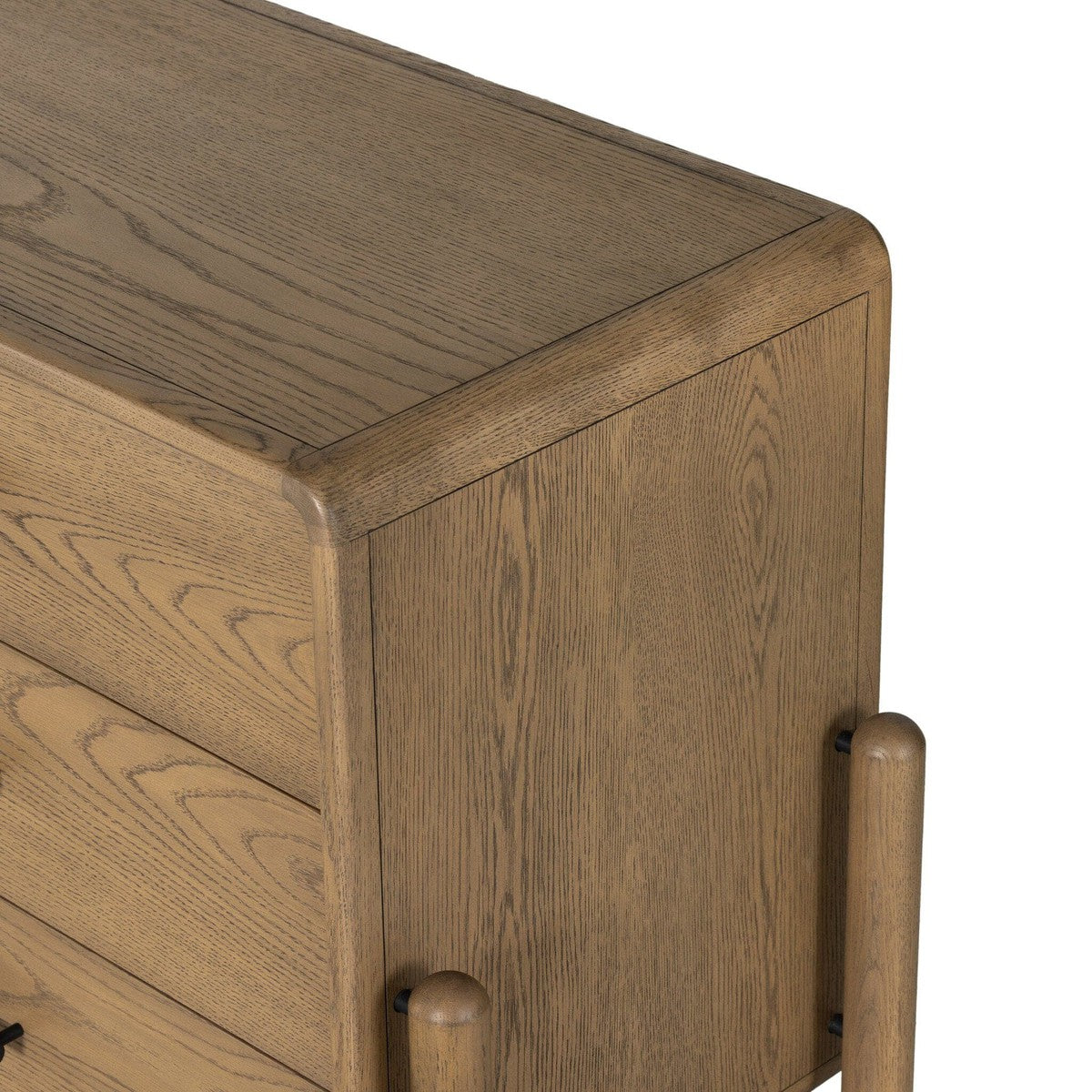 Caroline 6 Drawer Dresser - Smoked Oak Veneer