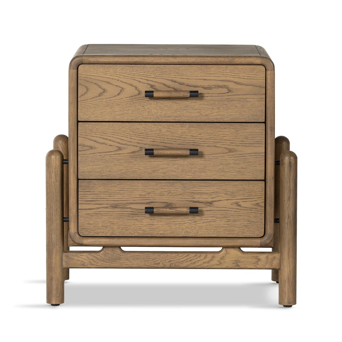 Caroline Nightstand - Smoked Oak Veneer