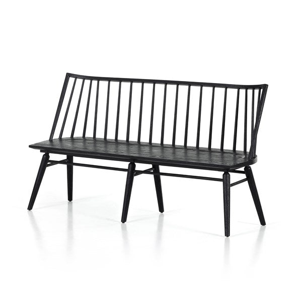 Lewis Dining Bench - Black Oak-Four Hands-FH-227892-002-Benches-1-France and Son