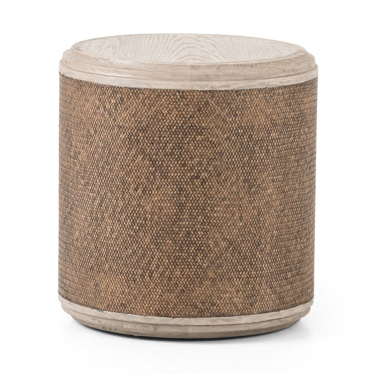 Kiara End Table - Weathered Blonde Oak Veneer