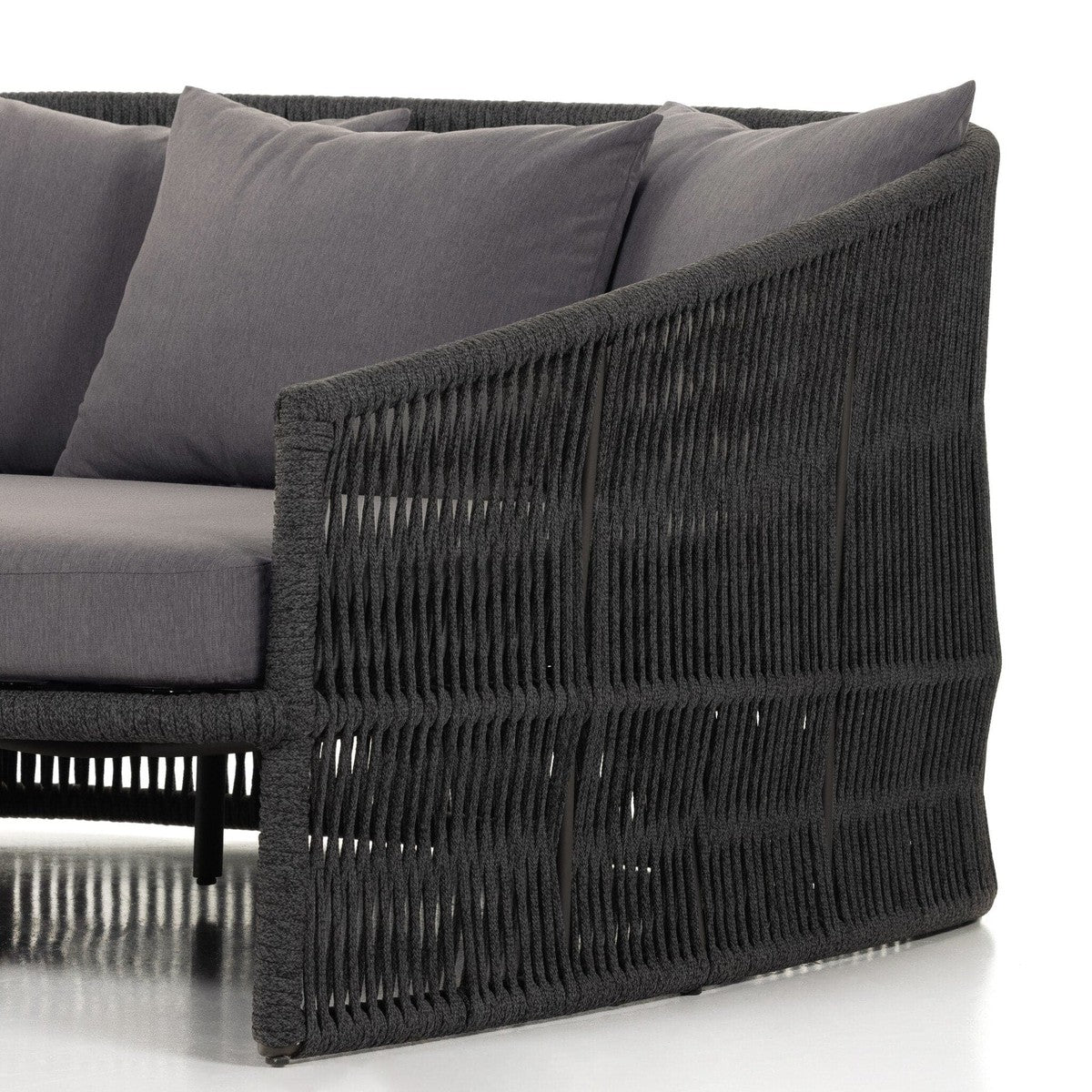 Porto Outdoor Daybed - Venao Charcoal